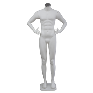 ERKEK BOY MANKEN KAFASIZ ELİ BELİNDE