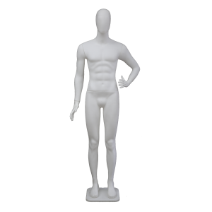 ERKEK BOY MANKEN YÜZSÜZ ELİ BELİNDE