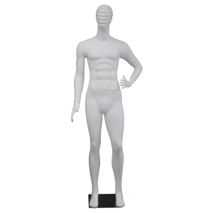 ERKEK BOY MANKEN BURGULU KAFA SOL ELİ BELİNDE TEK AYAK ÖNDE